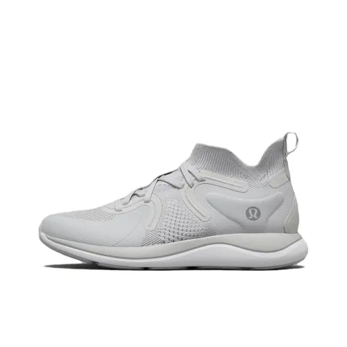 lululemon Chargefeel Slip-resistant и дышащий MID беговые кроссовки женские серый белый