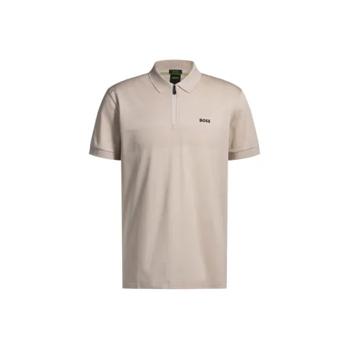 Hugo Boss Поло Мужское Светло-Бежевое