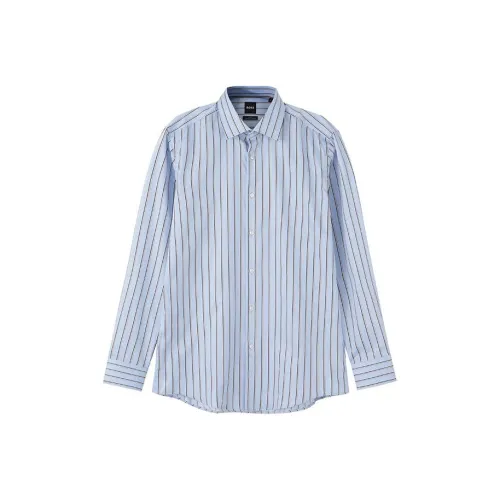 Hugo Boss SS24 Рубашка Мужская Светло-Синяя