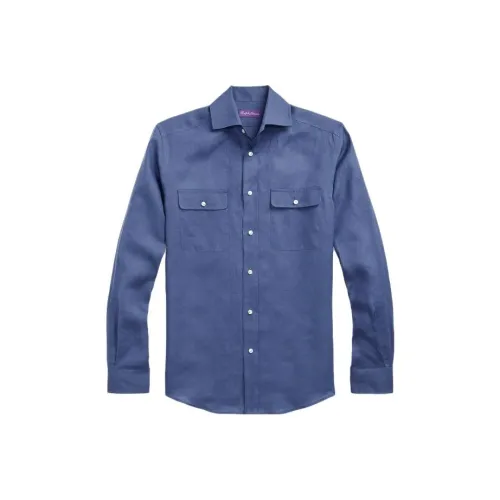 Ralph Lauren Purple Label Мужские Синие Рубашки