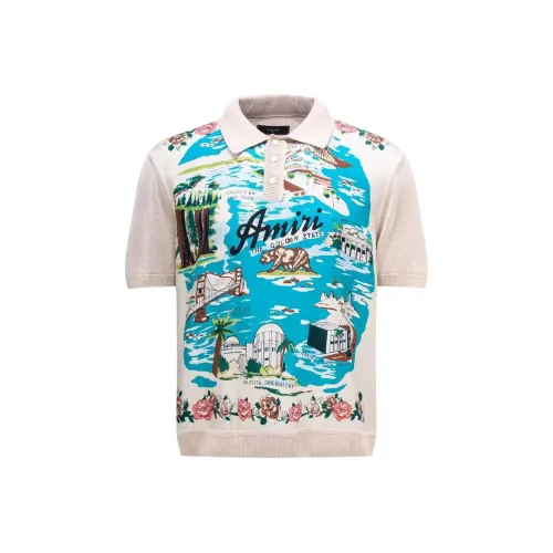 AMIRI Бежевая Мужская Поло