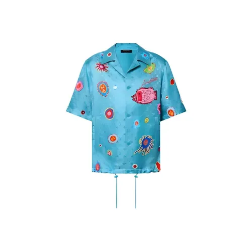 LOUIS VUITTON x Yayoi Kusama Рубашка Мужская Синяя