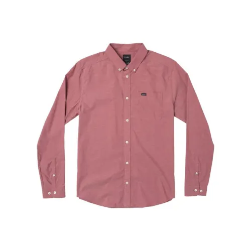 RVCA Brick Red Мужские Рубашки