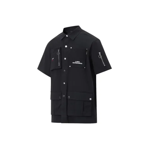 LINING Черные Мужские Рубашки