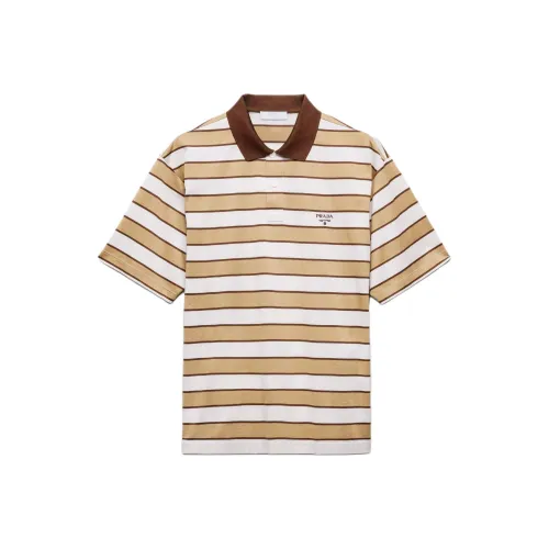 PRADA CAMEL Мужская рубашка поло