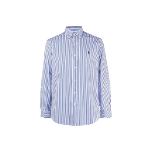 Polo Ralph Lauren Blue с White Lettering Мужские Рубашки