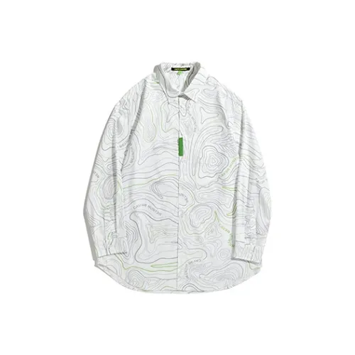 Caver&Hunter Белая унисекс рубашка