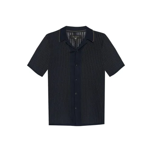 RAG BONE Рубашка Мужская Морской Синий