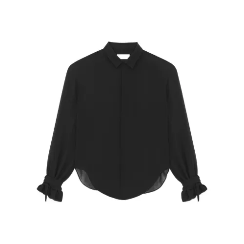 SAINT LAURENT FW22 Рубашка Мужская Черная