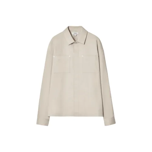 COS Бежевые Мужские Рубашки