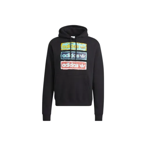 Adidas Originals TRI Linear Hooded Sweatshirt Men's Black