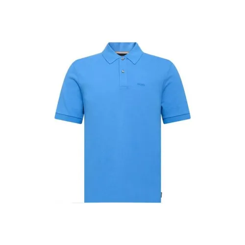 Hugo Boss Мужская поло синего цвета