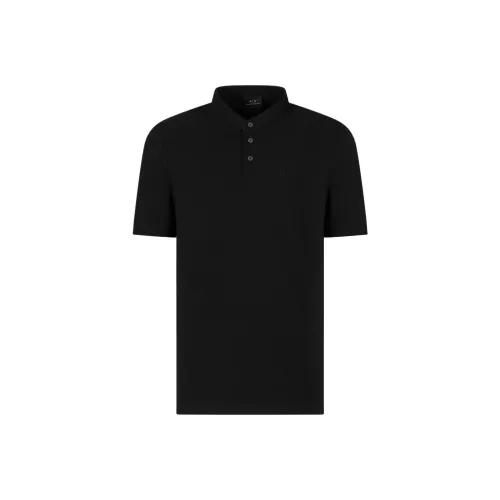 ARMANI EXCHANGEAE Мужское Поло Черное