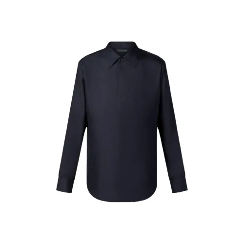 LOUIS VUITTON Рубашка Мужская Морской Синий