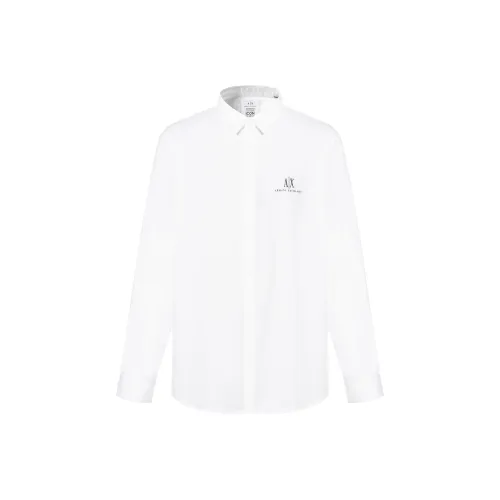 ARMANI EXCHANGE Белые Мужские Рубашки