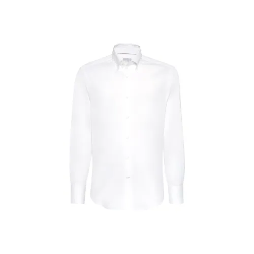 BRUNELLO CUCINELLI FW22 Рубашка Мужская Белая