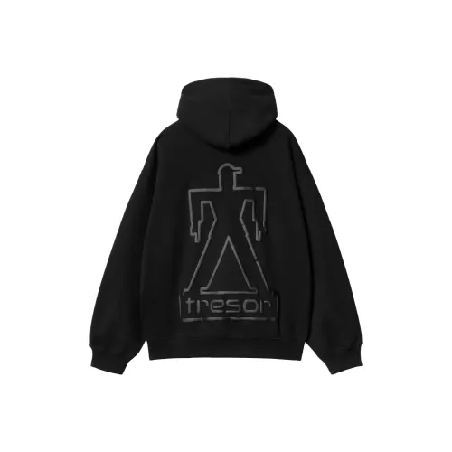 Carhartt WIP x TRESOR SS24 Basement Hooded Sweatshirt Унисекс Черный