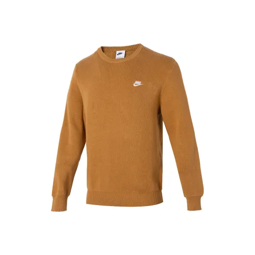 Nike Коричневый Мужской Свитшот