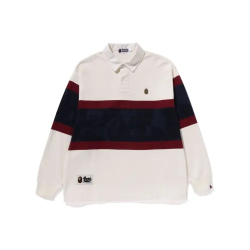 A BATHING APE Белый IVX Мужская Поло