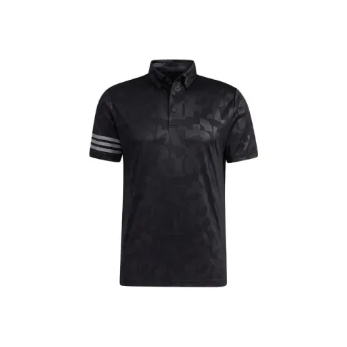 Adidas Мужское Поло Черное