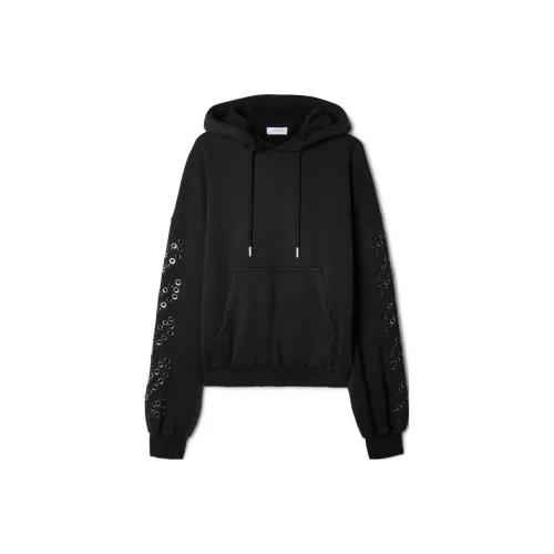 Off Белый черный Унисекс Свитшоты