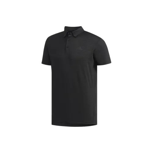 Adidas Мужское Поло Черное