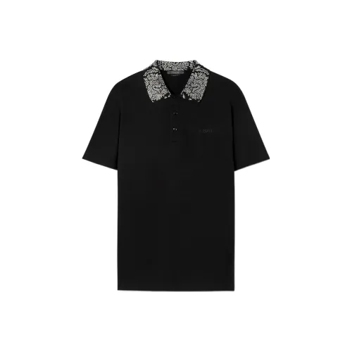 VERSACE Мужская черная поло