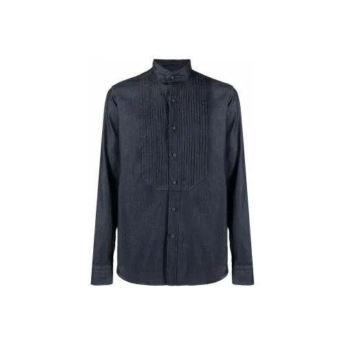 Tagliatore Темно-синие мужские рубашки