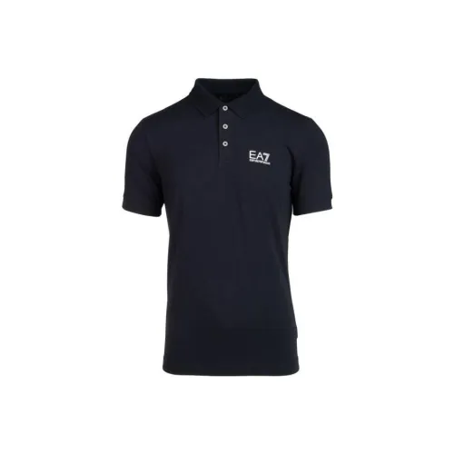 EMPORIO ARMANI EA7 SS22 Поло Мужское Темно-синий