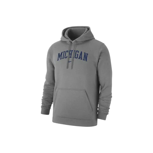 Толстовка Nike Michigan Club Fleece Мужская Темно-Серый