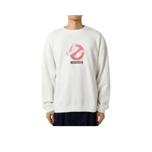 JOURNAL STANDARD x ZHUOGUIGANSIDUI LIANMINGKUAN Ghostbusters Collaboration FW24 Толстовка Унисекс Белый