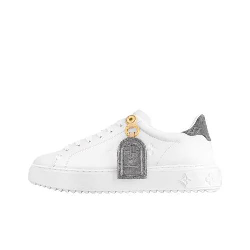 LOUIS VUITTON Time Out Low Топ Скейтборд Кроссовки Женские Белые