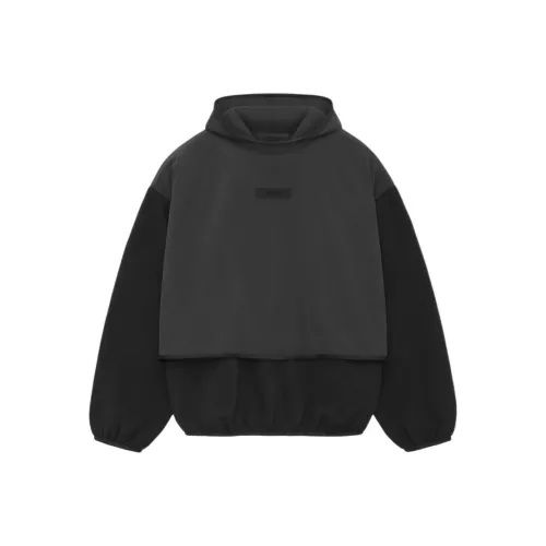 Fear of God ESSENTIALS 2024 Summer Collection Темно-деревянный черный/Черный мужские свитшоты