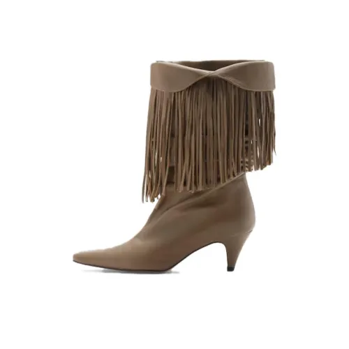 MANGO Botines 4CM Женские Коричневый