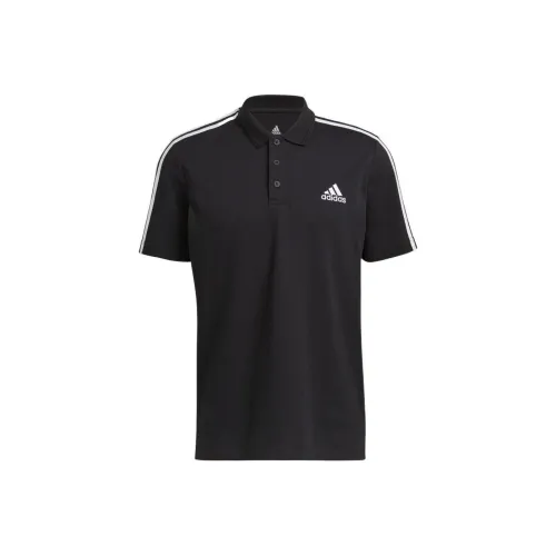 Adidas Мужское Поло Черное