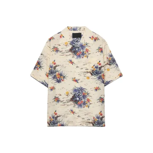PRADA SS25 Рубашка Мужская Многоцветная