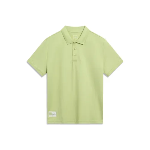 LINING China Color Collection Поло Мужское Бамбук Зеленый