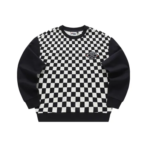 FILA FUSION x FACETASM Коллаборация Толстовка Мужской Современный Серый