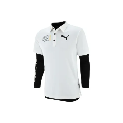 PUMA Golf Поло Мужское Белое