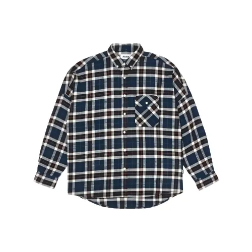 Дворцовый синий мужской рубашки