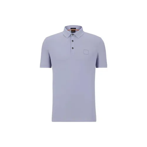 Hugo Boss SS22 Поло Мужское Светло-фиолетовое