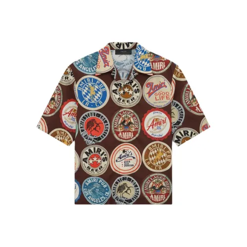 AMIRI Early Spring Collection SS25 Рубашка Мужская Шоколад