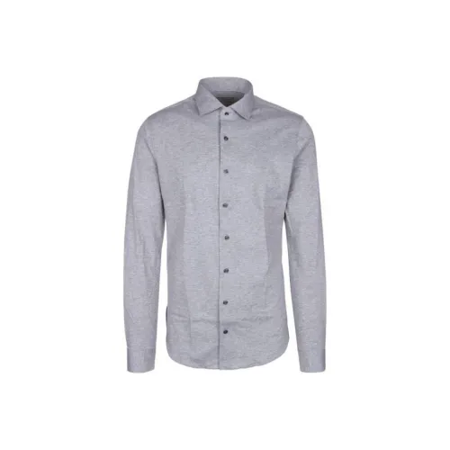 MICHAEL KORS FW22 Рубашка Мужская Серый Синий