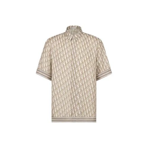 DIOR Бежевые Мужские Рубашки