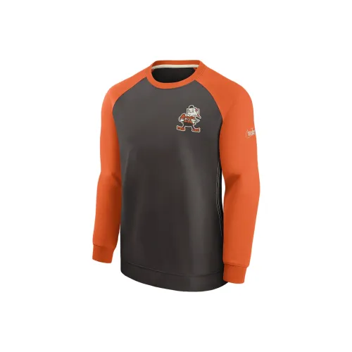 nike Dri FIT Historic Толстовка NFL Cleveland Browns Команда Мужской Коричневый