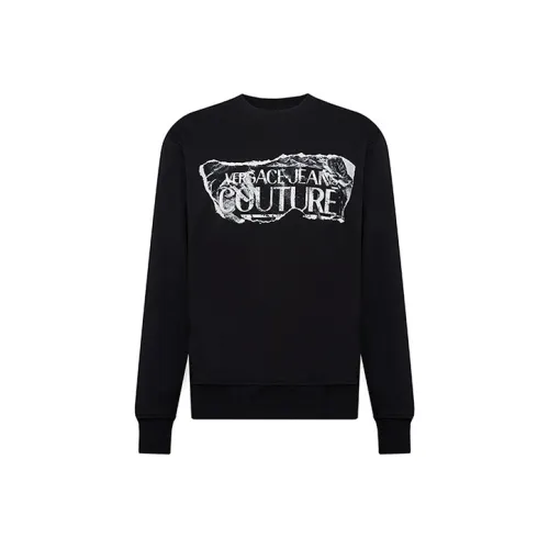 VERSACE JEANS COUTURE SS24 Толстовка Мужской Черный