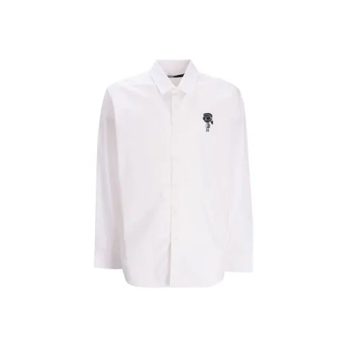 Karl Lagerfeld Рубашка Мужская Белая