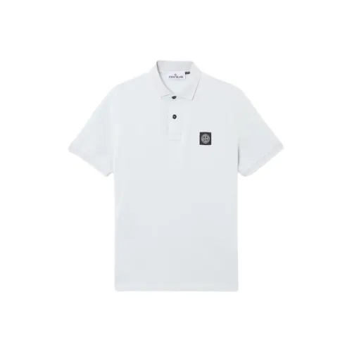 STONE ISLAND Небесно-голубая мужская поло