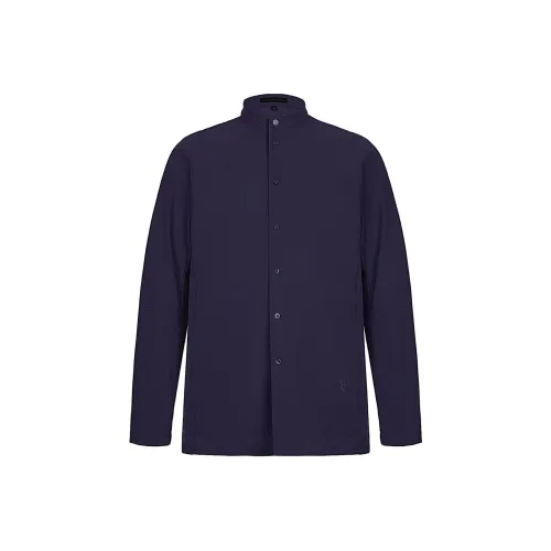 SHIATZY CHEN Рубашка Мужская Темно-синяя