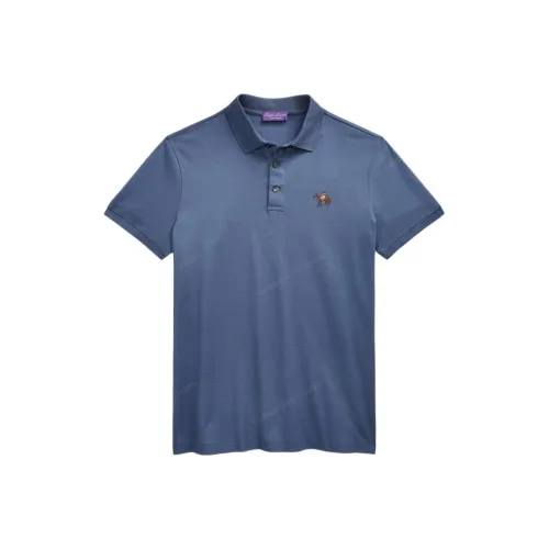 Ralph Lauren Purple Label SS22 Поло Мужское Морской Синий